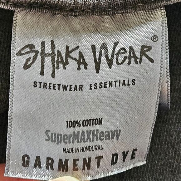 Shaka Wear Garment Dye T-Shirt 100% Cotton Sz S Super Max Heavy Streetwear USA - Picture 3 of 15